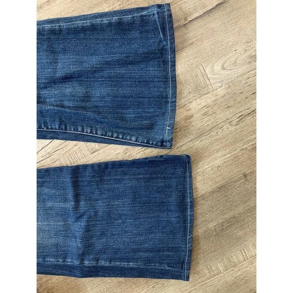 Rock & Republic Roth Rthva Jeans Low Flare Blue Size 28 Cut 000291 - Picture 6 of 12